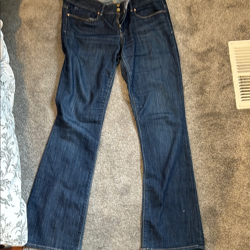 GAP Blue Flare Wide Leg Jeans